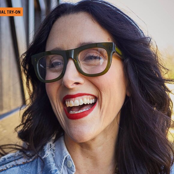 Caddis D-28 Reading Glasses in Heritage Green. - Picture 2 of 9